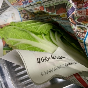 冷蔵庫いらず★冬の白菜の保存